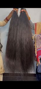 Extensions de cheveux humains brun slavon, ondulés et raides, naturels, légers, écologiques, en vrac - Product Image 6