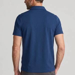 STYLO OEM/ODM Men's Best Quality Solid Short Sleeved 220g <b>Polyester</b>/Cotton Canvas for <b>Shirts</b> Custom Logo Breathable Fabric - Product Image 5