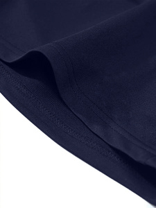 Shorts décontractés pour homme en molleton doux, taille élastique avec cordon de serrage, coupe décontractée, mi-longueur, avec poches, confortables pour le sport et le quotidien - Product Image 2