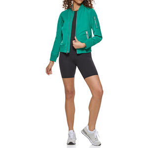 Nouvelle veste bomber élégante pour femme, fermeture éclair, respirante et coupe-vent, pour les fêtes d'automne et d'hiver, veste bomber pour femme - Product Image 5