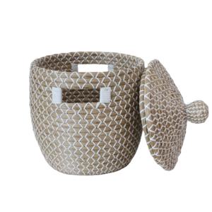 ตะกร้าหวายทรงกลม - Product Image 1