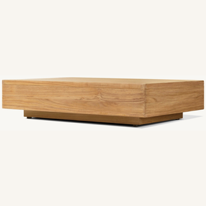 Table rectangulaire en teck, en promotion, idéale pour l'intérieur ou l'extérieur, design moderne. - Product Image 6