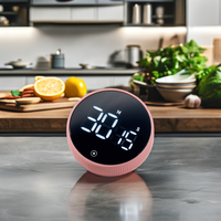 Timer Dapur Digital LED untuk Memasak, Mandi, Belajar, Stopwatch, Jam Alarm, Magnetik, Elektronik, Penghitung Waktu Mundur Memasak