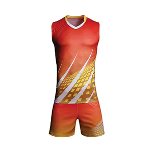 Custom <b>Volleyball</b> Uniform <b>Set</b> Breathable Quick Dry Jersey and Shorts with Name Number Printing - Product Image 2