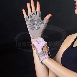 Guantes de levantamiento de pesas de estilo único Guantes de levantamiento de pesas de último diseño Guantes protectores de levantamiento de pesas - Product Image 3