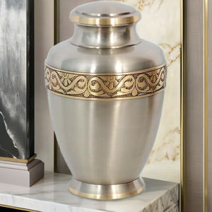 โกศเถ้ากระดูกทองเหลืองคุณภาพสูง งานแฮนด์เมด ทันสมัย สำหรับผู้ใหญ่ทุกเพศ สามารถปรับแต่งปริมาณความจุได้ - Product Image 1