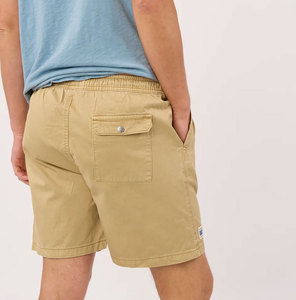 Shorts Bermuda en Coton Kaki Grande Taille pour Hommes avec Cordon de Serrage à la Taille et Poches, Style Décontracté, Coupe Mi-Haute - Product Image 4