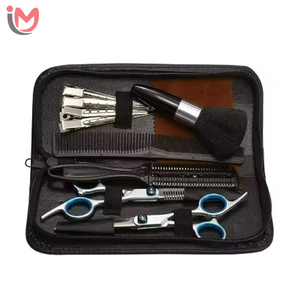 Kit de 9 Piezas de Tijeras para Cortar Cabello, Tijeras de Peluquería de Acero Inoxidable, Juego Profesional de Tijeras de Entresacar y Texturizar para Mujeres y Hombres - Product Image 5