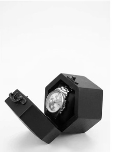 Caja de Relojes de Madera Royal Heritage con Tapa de Cristal, Estuche de Almacenamiento para Joyas y Relojes con 10 Ranuras, Diseño Vintage de Lujo - Product Image 1