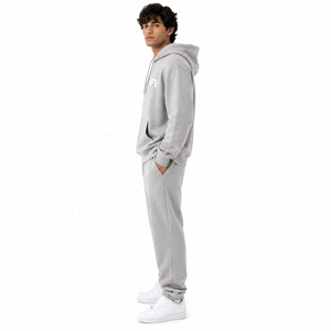 Sudadera con capucha vintage con logo personalizado OEM, estilo oversize, ropa urbana, chándal deportivo, sudadera de algodón polar de corte holgado para gimnasio, proveedor al por mayor - Product Image 4