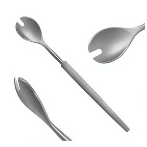 ช้อนผ่าตัดตาแบบ Wells Enucleation Spoon ขนาด 6 นิ้ว เครื่องมือผ่าตัดตา ผลิตจากเหล็กกล้าไร้สนิมเกรดเยอรมัน สำหรับการผ่าตัดตา - Product Image 1