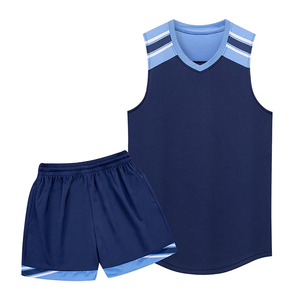 High Quality Short Sleeve Men's Basketball Uniform Sets 100% Cotton Anti-UV & Breathable Customizable - Product Image 2