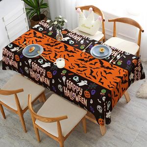 OHOME Set di 2 Decorazioni per Feste di Halloween: Scheletri, Pipistrelli, Fantasmi, Zucca, Tovaglia in Plastica per un'Atmosfera Spettrale - Product Image 2