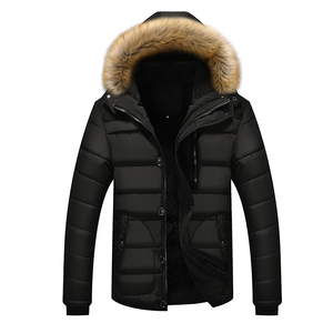 Nouveauté 2024 : Manteaux d'hiver pour hommes, parkas décontractés, vestes épaisses à capuche en polaire, manteaux chauds, vêtements pour hommes - Product Image 3