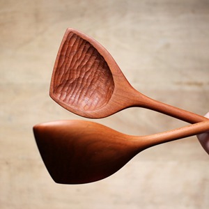 Natural Finish Wooden Salad <b>Servers</b> – Elegant Spoon & Fork for Refined Table Styling - Product Image 3