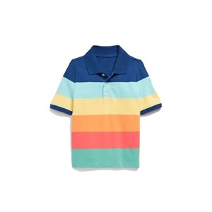 Nouveaux polos pour enfants en coton 100% personnalisés, blancs, à manches courtes, avec logo personnalisé pour filles, vente directe d'usine - Product Image 2