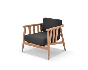 Muebles de Sofá para Exteriores con Estructura de Madera de Teca Sólida de Diseño Moderno para Uso Comercial en Hoteles, Villas y Resorts - Product Image 5