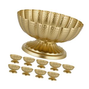10 mini vasi per fiori da matrimonio da 4,7 pollici, centrotavola floreali piccoli per decorazioni da tavolo per feste, installazione facile, versatili - Product Image 1