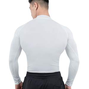 Camiseta de Compresión de Manga Larga para Hombre, Personalizada, al por Mayor, de Secado Rápido, Transpirable, para Gimnasio, Fitness, Running y Deportes - Product Image 3