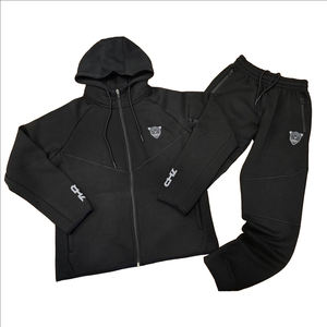 Conjunto Deportivo de Invierno para Hombre, Personalizado con Estampado, de Dos Piezas, Sudadera con Capucha y Pantalones Deportivos Anchos, para Gimnasio - Product Image 5