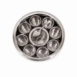 Dheer International premium Stainless Steel Masala Dabba Spice <b>Box</b> Set, With 8 <b>Small</b> <b>Box</b> With 1 Spoon - Product Image 2