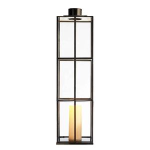 Lanternes porte-bougies en métal nickel noir, style tendance, pour la décoration de la maison et du jardin (vente en gros) - Product Image 3