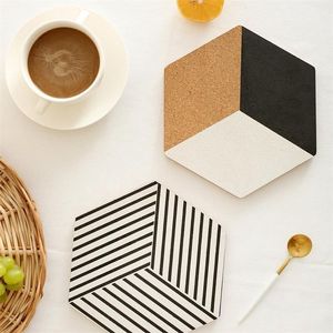 Premium walnut and resin inlay With Wood coasters set elegant tabletop decor coasters for dining room center table modern gift - Product Image 1