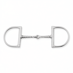 บิตม้าแบบ Dee Ring Twisted Snaffle ทำจากสแตนเลส สำหรับฝึกซ้อมและการแสดงโชว์ บิตแบบ D Ring - Product Image 2