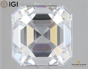 Diamante Cultivado en Laboratorio con Corte Asscher para Solitario, 3.00 Quilates, Color D, Claridad VS2, con Certificado IGI para Selección Premium - Product Image 6