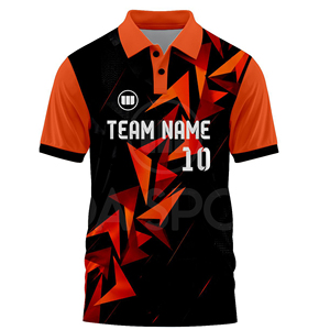 Camiseta de Cricket Personalizada para Hombre, Transpirable, de Secado Rápido, Uniforme de Equipo Sublimado, Ropa Deportiva 100% Poliéster Antibacteriana - Product Image 2