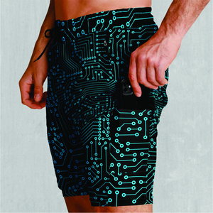 <b>Men</b> Running <b>Shorts</b> 2 in 1 Workout Athletic <b>Shorts</b> Built in <b>Compression</b> Liner Hidden Phone Pocket Quick Dry Gym <b>Short</b> - Product Image 3
