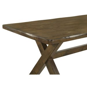 Tavolo da Pranzo Rettangolare in Noce Nocciola Collezione Carbon - Product Image 5