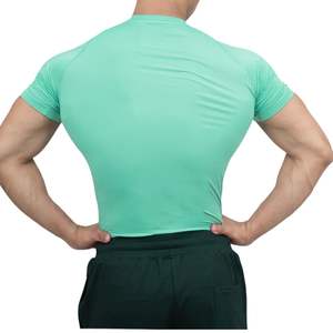 Camiseta Deportiva de Compresión para Hombre, Personalizada, al por Mayor, sin Mangas, de Secado Rápido, Transpirable, para Gimnasio, Entrenamiento, Running - Product Image 4