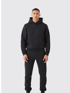 Nuevo Conjunto Deportivo Oversize para Hombre, Sudadera con Capucha y Pantalones Jogger, Estilo Urbano, de Lujo, Grueso y Holgado, Proveedor OEM Personalizado - Product Image 1
