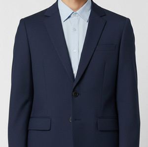 Chaqueta de Hombre K V INTERNATIONAL, Blazer Elegante para Negocios, Diseño Ajustado, Transpirable, Resistente al Viento, Cuello en V, Premium - Product Image 4