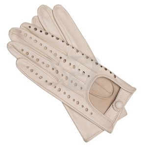 High Quality Winter Women's Napa Lambskin Leather <b>Gloves</b> With <b>Wool</b> Cashmere Fleece Lining For Driving And Sports - Product Image 1