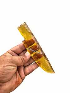 Colección Artesanal de Citrino Pulido con Grabado Láser: Puntos Rituales, Lunas Crecientes y Herramientas - Product Image 3