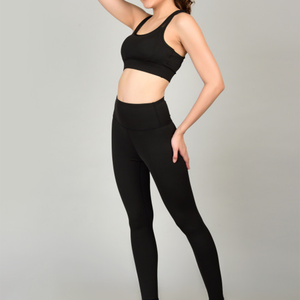 Conjunto Deportivo de Alta Calidad para Entrenamiento, Leggings de Cintura Alta, Camiseta de Manga Larga, Ropa Deportiva para Gimnasio, Ropa Deportiva para Mujer, Conjunto de Yoga - Product Image 3
