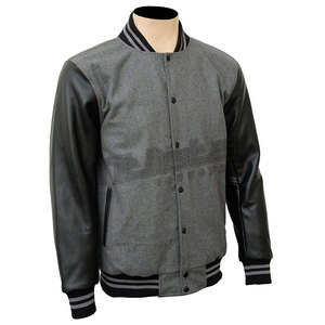 Chaqueta Letterman de Cuero Directo de Fábrica, Estilo Universitario Personalizado, Ropa Exterior Informal de Calidad - Product Image 4