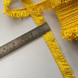 KUSHANG TEXTILE Borlas de Algodón 100% con Colores Personalizados, Flecos Pequeños Cosidos a Mano, Adornos Decorativos para Cortinas, Prendas y Hogar - Product Image 1