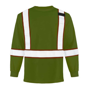 เสื้อเชิ้ตทำงานแขนยาวผ้าฝ้าย 100% น้ำหนักเบา สะท้อนแสง ทนไฟ ติดกระดุม - Product Image 3
