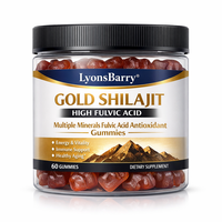 Gomitas de Shilajit y Ashwagandha para Energía, Resistencia y Apoyo Antioxidante en Adultos