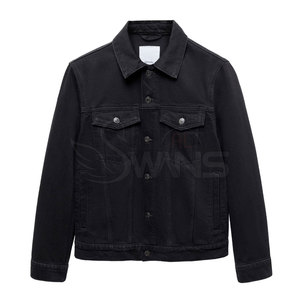 Chaqueta de Mezclilla para Hombre, Nueva Colección de Invierno, 100% Algodón, Transpirable, Estilo Único, Logotipo Frontal - Product Image 5