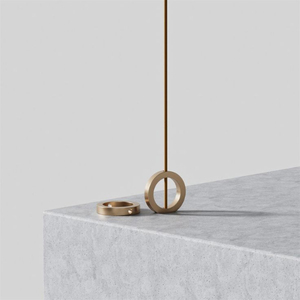 Round Stainless Steel Incense Burner Minimalist Design Aromatic Diffuser All Season Use Durable <b>Home</b> Fragrance Holder - Product Image 3