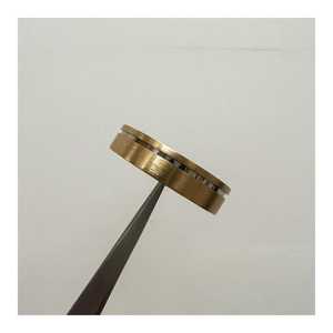 5mm Grooved Wedding Band Custom 10K 14K 18K Gold Flat Center Cut Plain Cigar Ring For Men Minimalist B2B Factory Price Wholesale - Product Image 4