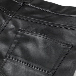Pantalones de Cuero para Hombre, Elegantes y con Ajuste Elástico, Capa Interior Transpirable, Acabado Duradero, Diseño Ligero, Ideales para la Moda - Product Image 6