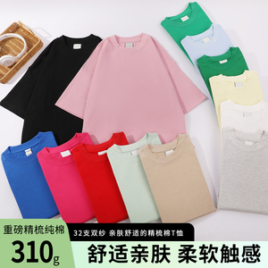 เสื้อยืดแขนสั้นทรงปกติ ผ้าคอตตอน 100% น้ำหนัก 220 กรัม แบบถักลายตัวอักษร สกรีนโลโก้ตามสั่ง ขายส่ง สำหรับผู้หญิงและผู้ชาย - Product Image 5