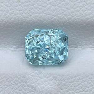Labradorite naturelle taille radiant sertie de griffes en argent rhodié, pierre précieuse de luxe en vrac pour la fabrication de bijoux, bagues de fiançailles et de mariage - Product Image 2