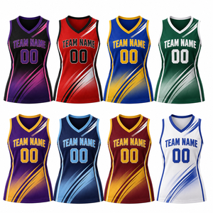 Fabricante de Camisetas de Baloncesto Personalizadas para Mujer, Uniforme con Nombre y Número del Equipo, Proveedor de Camisetas Deportivas Transpirables de Malla - Product Image 2