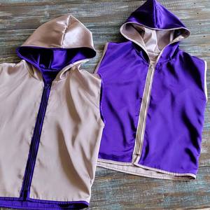 Veste de combat sans manches avec capuche, vêtements de boxe, gilet de boxe sans manches avec capuche, designs de logo personnalisés - Product Image 2